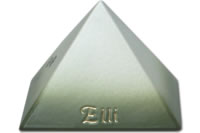 Pyramidenurne in Weiß-Grün (gs-05L-41-elli1)