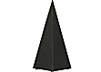 4,0 Liter Pyramide, einfarbig Anthrazit (05)